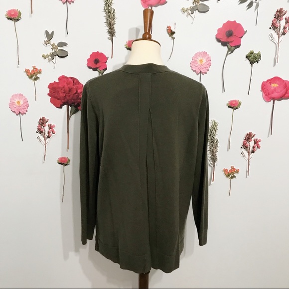 • Classiques Entier • Olive Cardigan - Picture 3 of 7